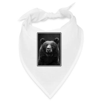Bear Bären Bär - Bandana - Weiß - Vorne