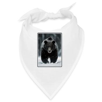 Bear Bären Bär - Bandana - Weiß - Vorne