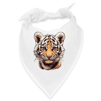 Tiger - Bandana - Weiß - Vorne