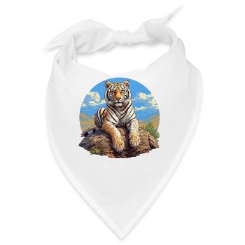 Tiger - Bandana - Weiß - Vorne