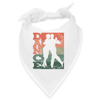 Argentinischer Tango Tanzen Milonga Vals - Bandana - Weiß - Vorne