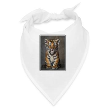 Tiger - Bandana - Weiß - Vorne