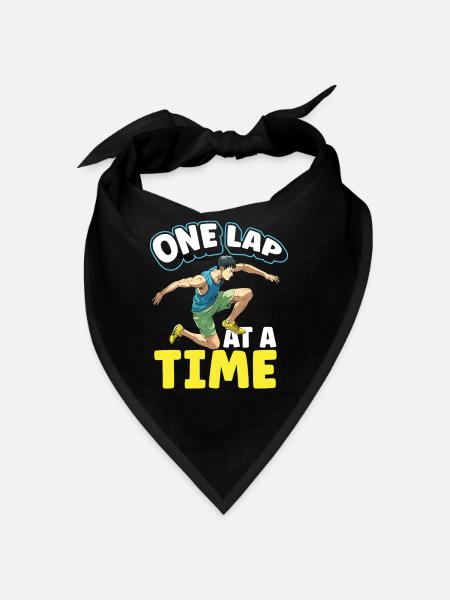 Leichtathletik Leichtathletikspiele - Bandana - Schwarz - Vorne