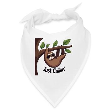 LUSTIGER SLOTH - Bandana - Weiß - Vorne
