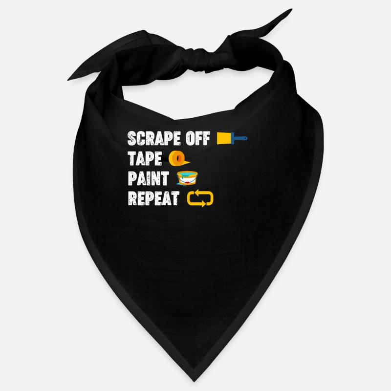 Scrape off tape, repeat color, funnier Bandana