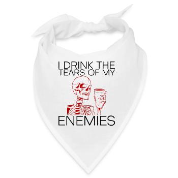 I Drink The Tears Of My Enemies 2 - Bandana - Weiß - Vorne