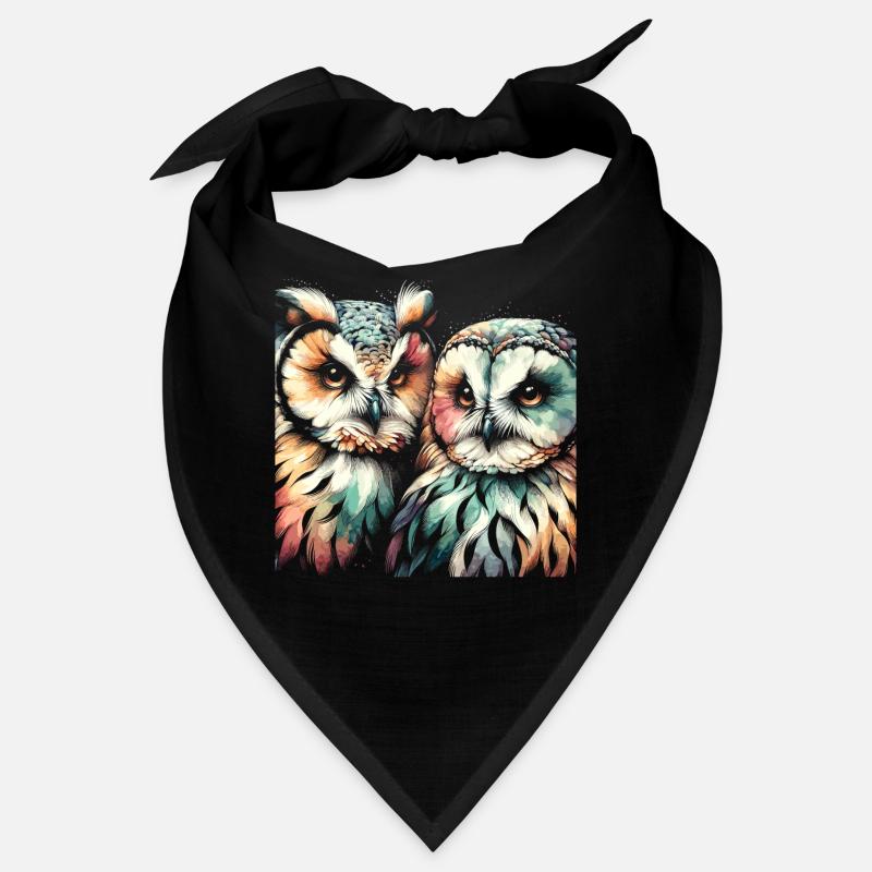 Eule Kunst Geschenk Geburtstag Bandana