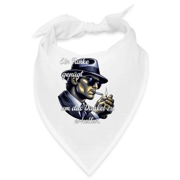 Der Funke - Bandana - Weiß - Vorne