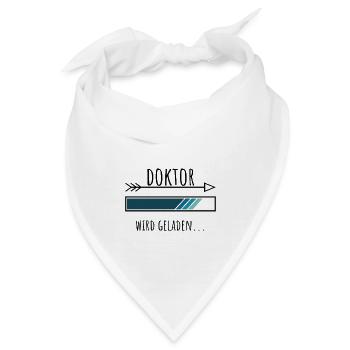 Doktoranten Geschenk Studium - Bandana - Weiß - Vorne