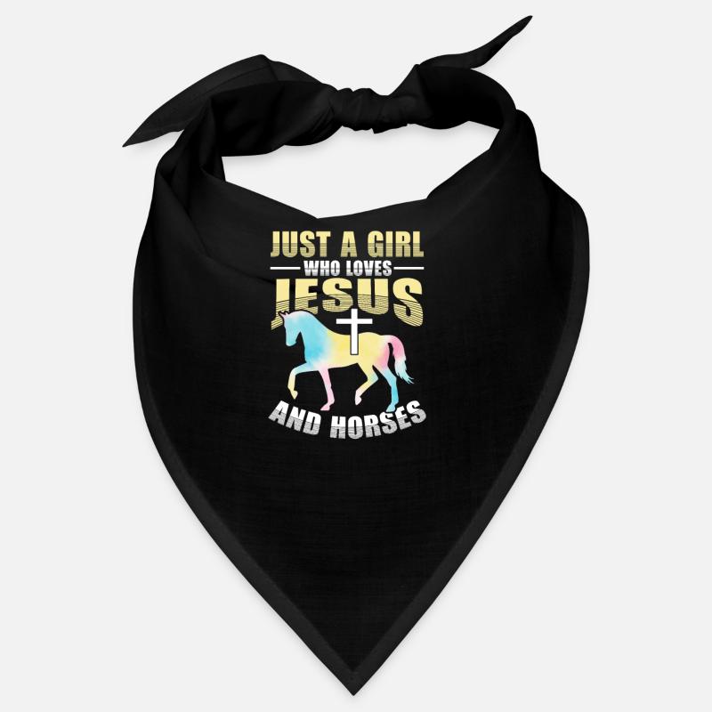 Jésus et les chevaux Équitation Bandana