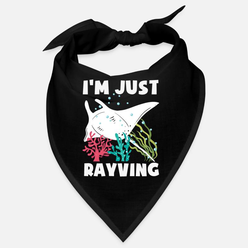 Ocean Animal Diving Stingray Raies Manta Bandana