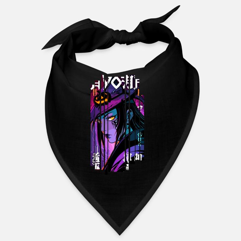 Halloween - Witch Geometric Effect Mauve Bandana