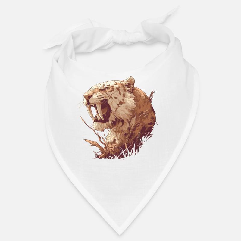 Saber-Toothed Tiger Sabertooth Tiger Bandana