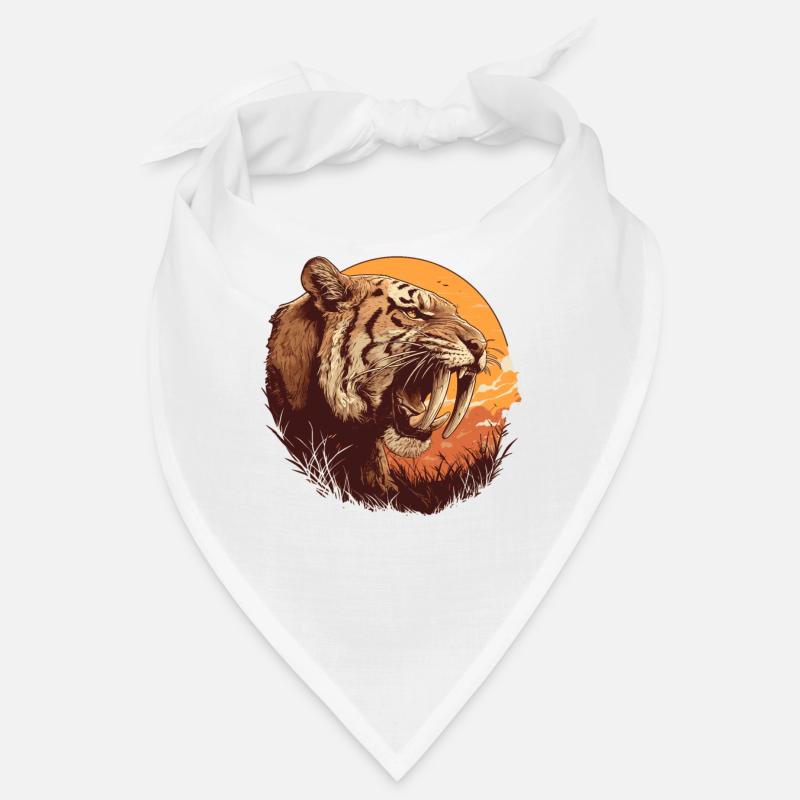 Saber-Toothed Tiger Sabertooth Tiger Bandana