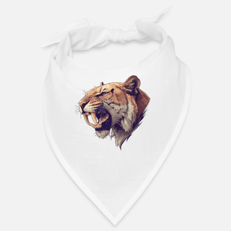 Saber-Toothed Tiger Sabertooth Tiger Bandana