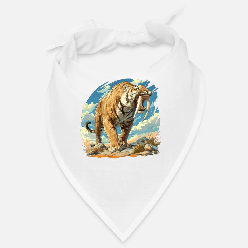 Saber-Toothed Tiger Sabertooth Tiger Bandana