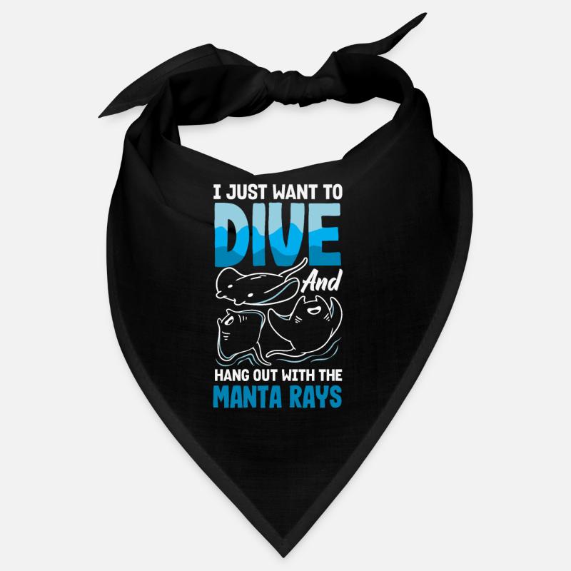 Plongée animale océanique Stingray Raies Manta Bandana