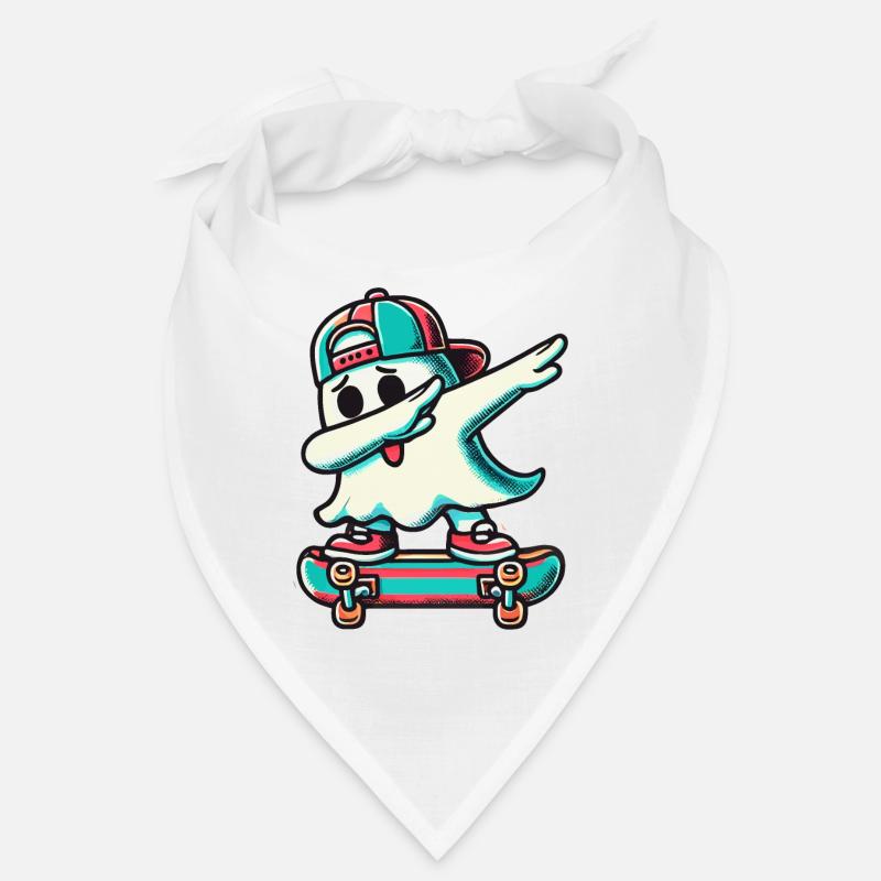 Planche à roulettes Dab Ghost Drôle Halloween Bandana