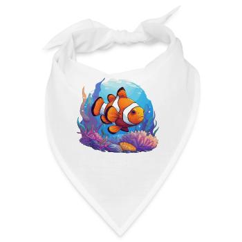 Clownfish Clownfische Clownfisch - Bandana - Weiß - Vorne