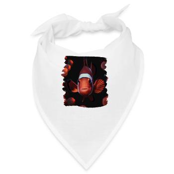Clownfish Clownfische Clownfisch - Bandana - Weiß - Vorne