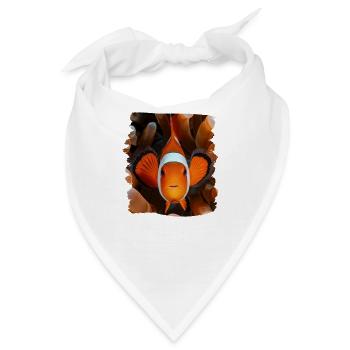Clownfish Clownfische Clownfisch - Bandana - Weiß - Vorne