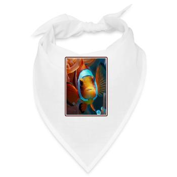 Clownfish Clownfische Clownfisch - Bandana - Weiß - Vorne