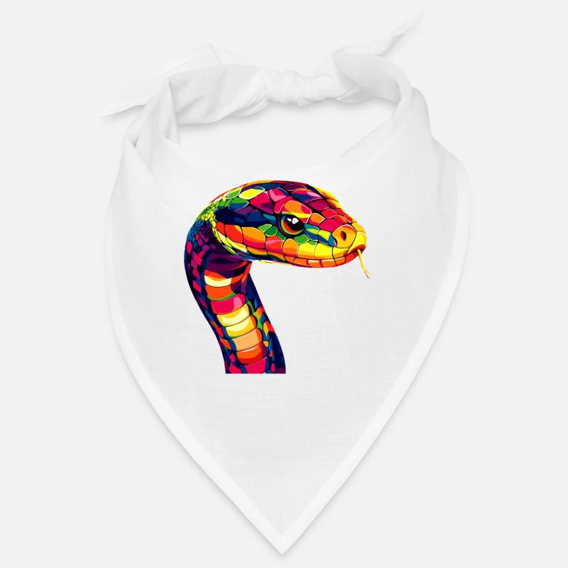 Schlange Python Kobra Mamba Klapperschlange Snake Bandana