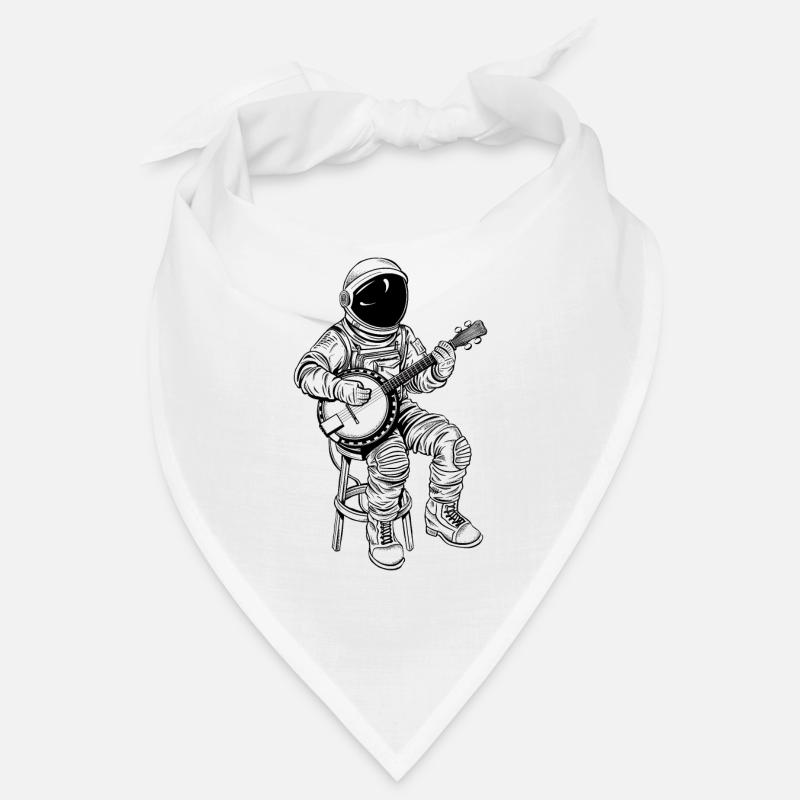 Astronaut Space Bluegrass Banjo Player Bandana