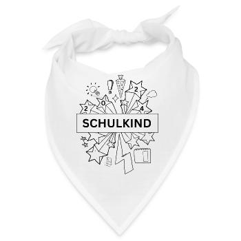 Einschulung 2024 - Bandana - Weiß - Vorne