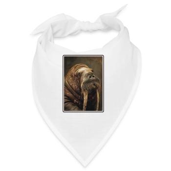 Walrus Walrosse Walross - Bandana - Weiß - Vorne