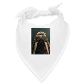 Walrus Walrosse Walross - Bandana - Weiß - Vorne