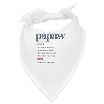 Papaw Der ultimative Opa Definition - Bandana - Weiß - Vorne