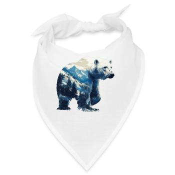 Polar Bear Eisbären Eisbär - Bandana - Weiß - Vorne