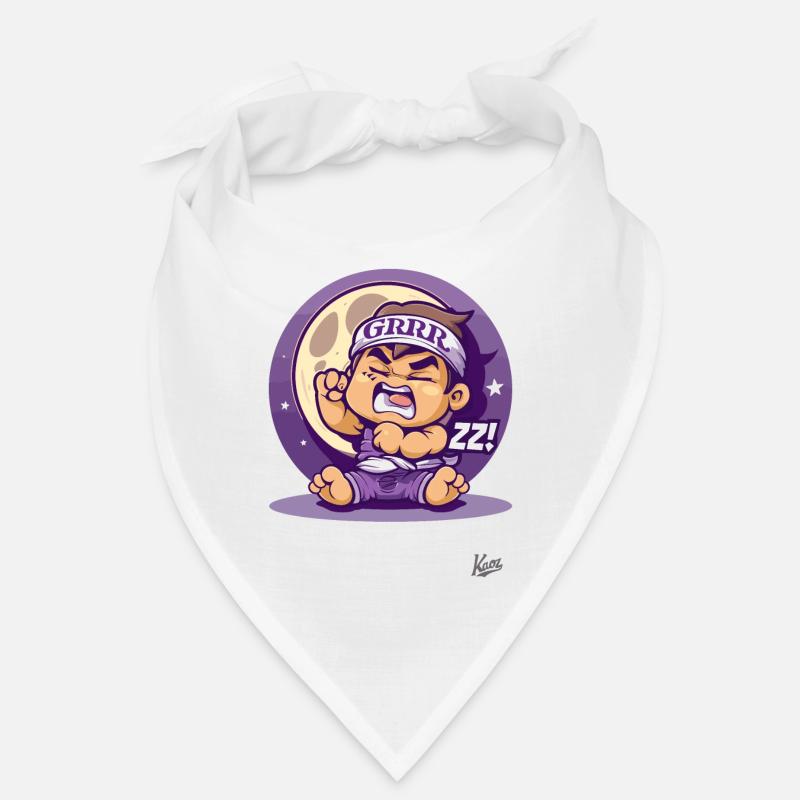 mignon fatigué petit lutteur en bas âge dormant Bandana