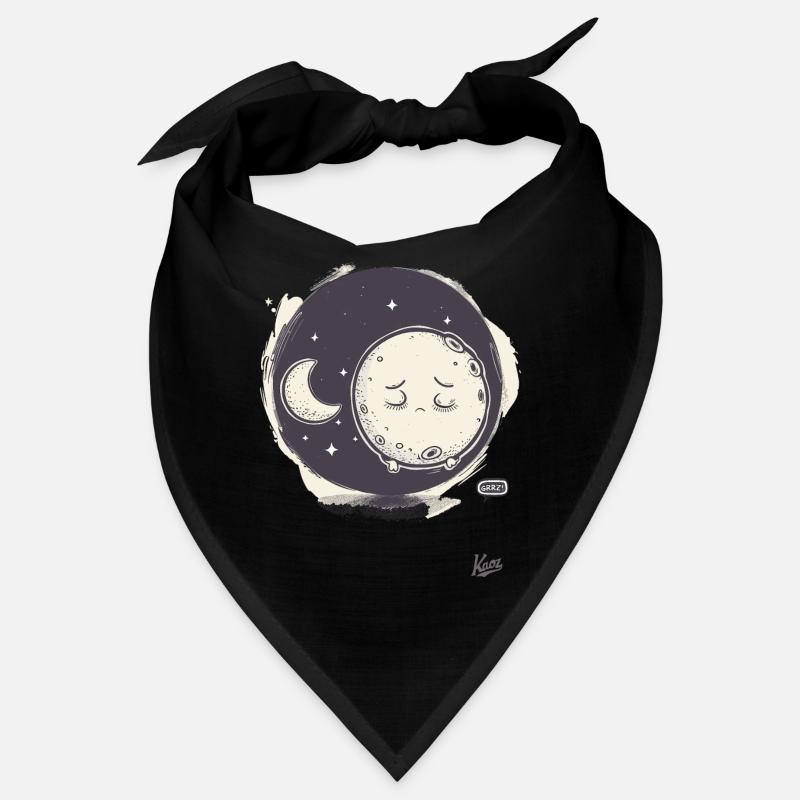 Kleiner süßer Mond schläft Bandana