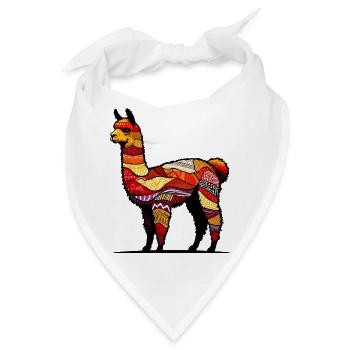Alpaka - Bandana - Weiß - Vorne