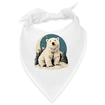 Polar Bear Eisbären Eisbär - Bandana - Weiß - Vorne