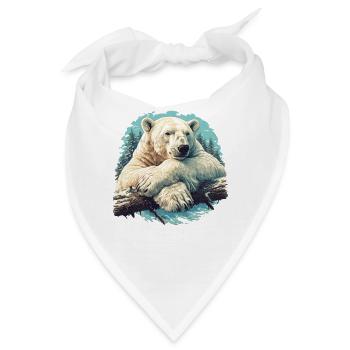 Polar Bear Eisbären Eisbär - Bandana - Weiß - Vorne