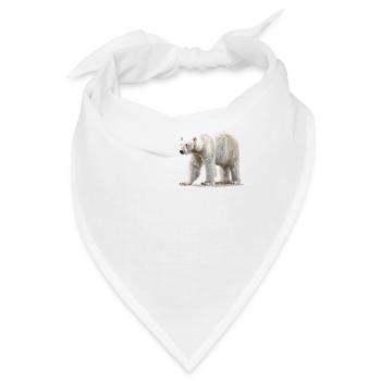 Polar Bear Eisbären Eisbär - Bandana - Weiß - Vorne