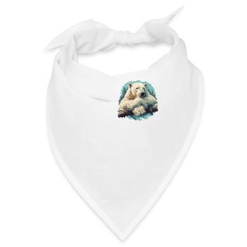 Polar Bear Eisbären Eisbär - Bandana - Weiß - Vorne