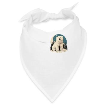 Polar Bear Eisbären Eisbär - Bandana - Weiß - Vorne