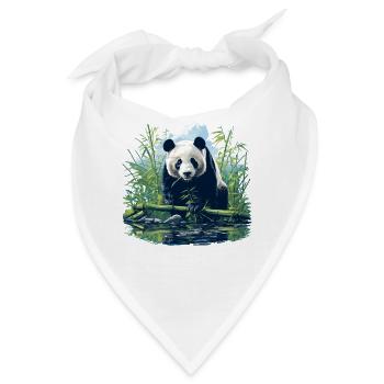 Giant Panda Große Pandas Großer Panda - Bandana - Weiß - Vorne