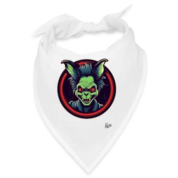 Kleiner frecher Kobold - Bandana - Weiß - Vorne