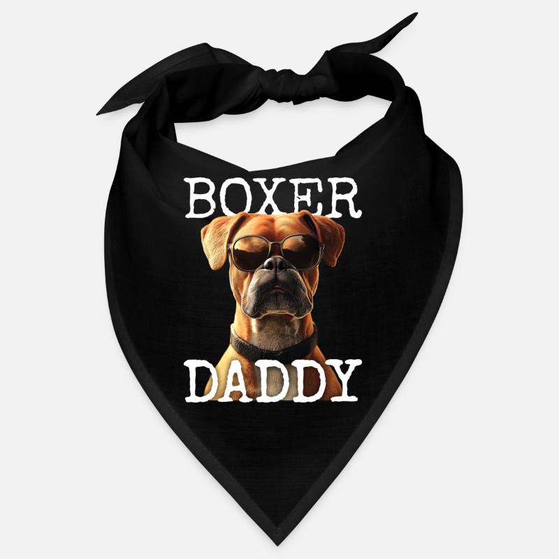 German Boxer Dad Dog Dad Father's Day Boxer Daddy Bandana