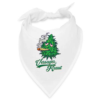 Cannabis Versager Kraut - Bandana - Weiß - Vorne