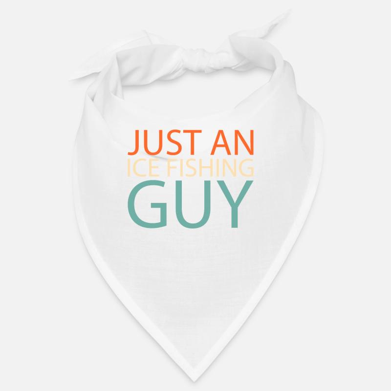 Eisfischen Eisangeln Juste un pêcheur sur glace Bandana