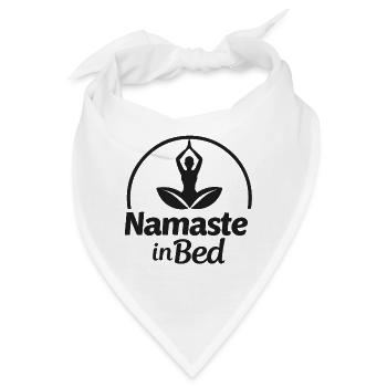 NAMASTE IM BETT - Bandana - Weiß - Vorne