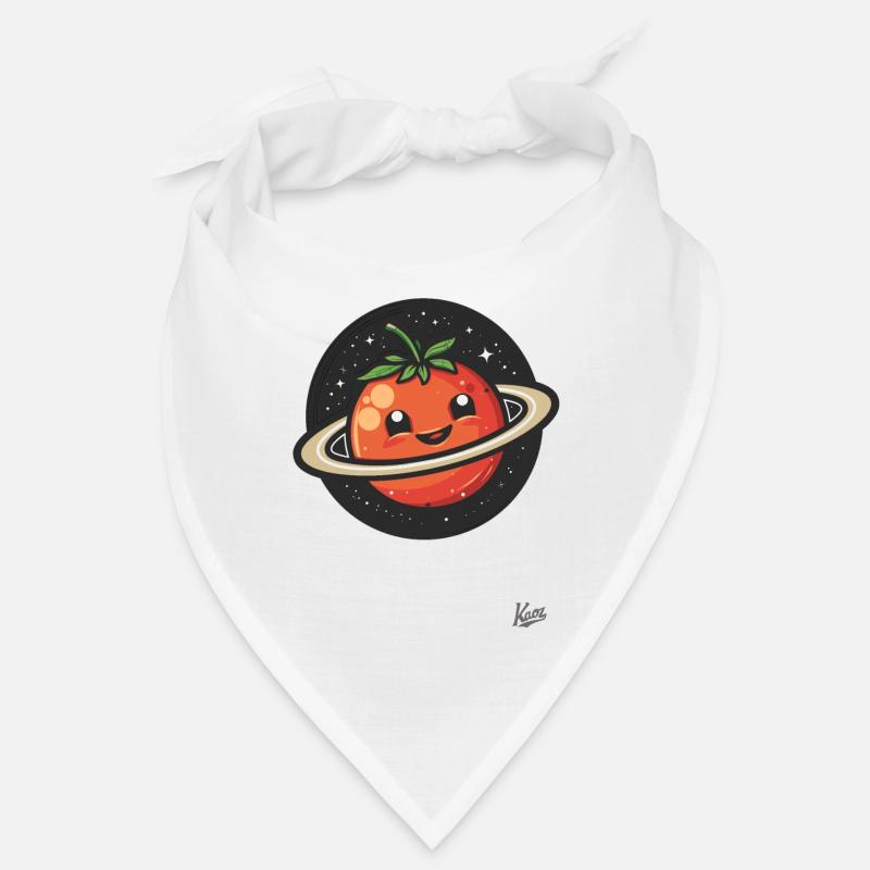 Planète tomate heureuse dans l’espace Bandana