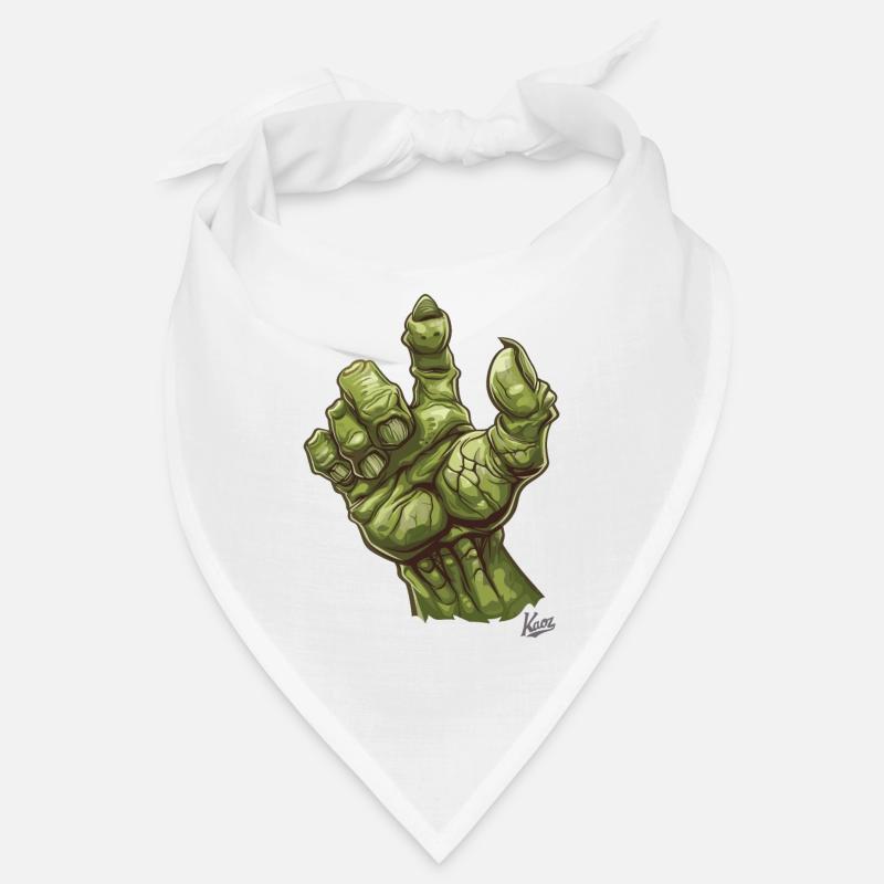 Main massive d’Orc Vert ou de Monstre Ogre Bandana