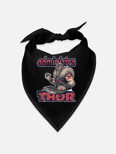 Viking Databaseadministra-thor Nerdy - Bandana - black - Front